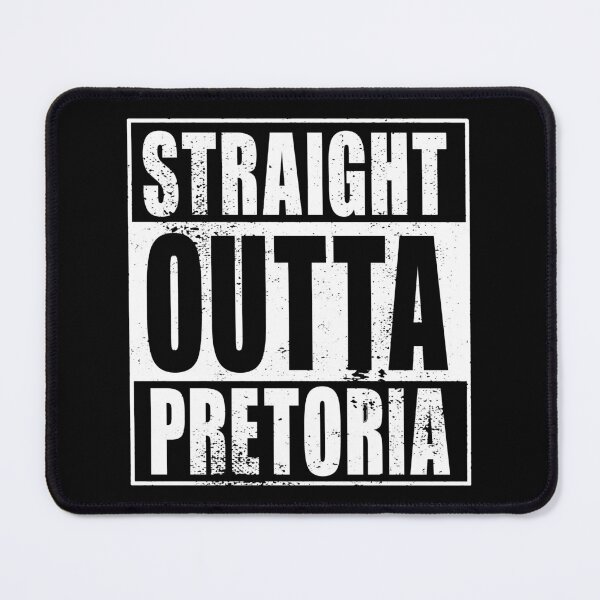 Item preview, Straight Outta Pretoria (white) designed and sold by SolidEarthArt.