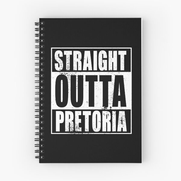 Item preview, Straight Outta Pretoria (white) designed and sold by SolidEarthArt.