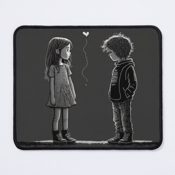 Item preview, Boy and girl in love by generative AI designed and sold by aicanfeel.