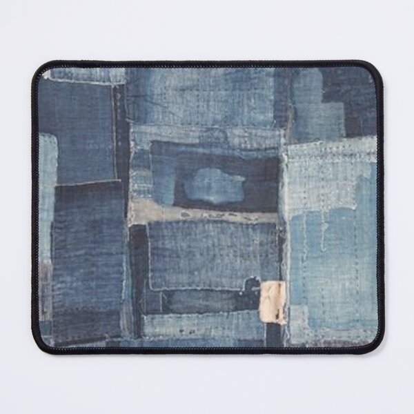 Item preview, Abstract Blue and Gray Patches designed and sold by ZedColors.