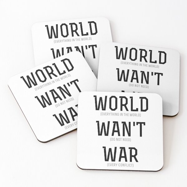 Item preview, No War#1 designed and sold by Roninlibra.