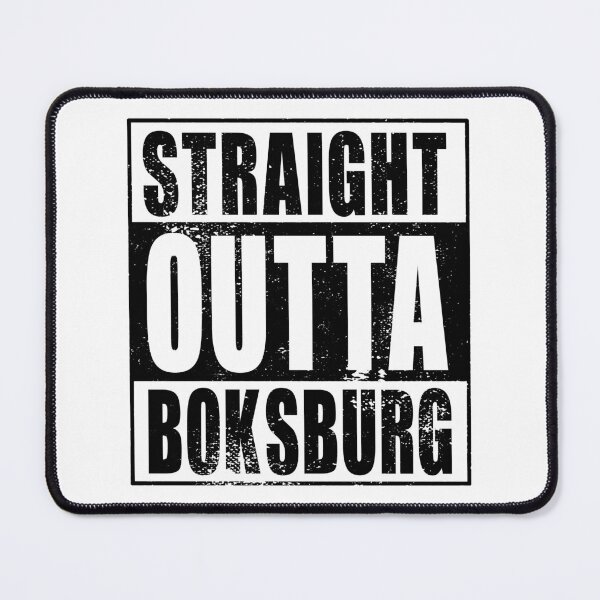 Item preview, Straight Outta Boksburg (black) designed and sold by SolidEarthArt.