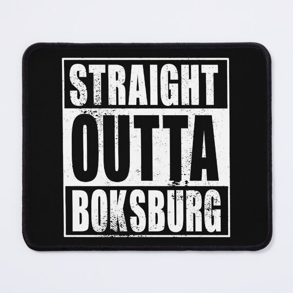 Item preview, Straight Outta Boksburg (white) designed and sold by SolidEarthArt.