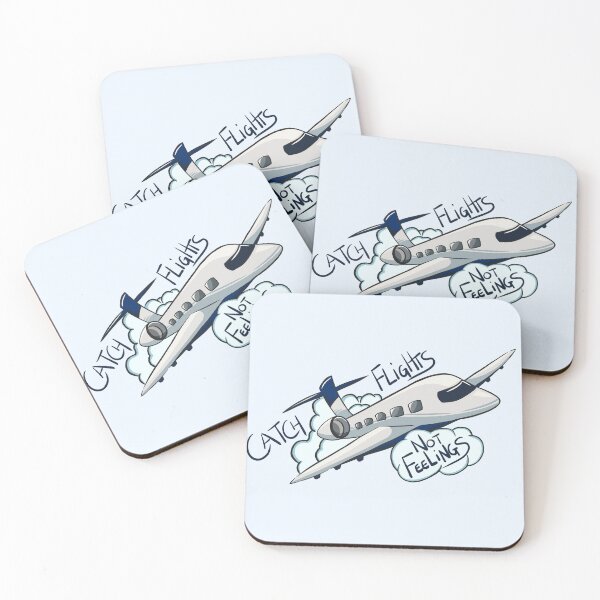 Item preview, Catch Flights not Feelings designed and sold by Nightlea.