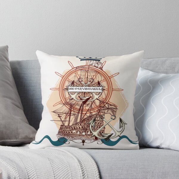Item preview, sic-parvis-magna nautical design designed and sold by Yanganima.