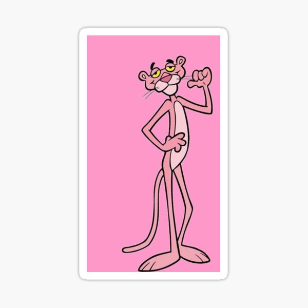 The Pink Panther Winks Sticker  Drawing cartoon characters, Old cartoon  characters, Cartoon drawings