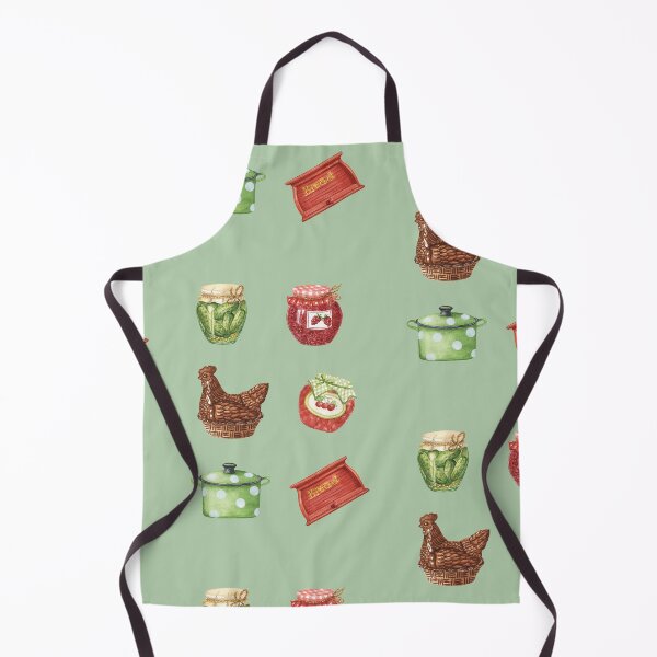 Item preview, Vintage pickle and jam jar, pot and bread, egg storage set designed and sold by positivecookie.