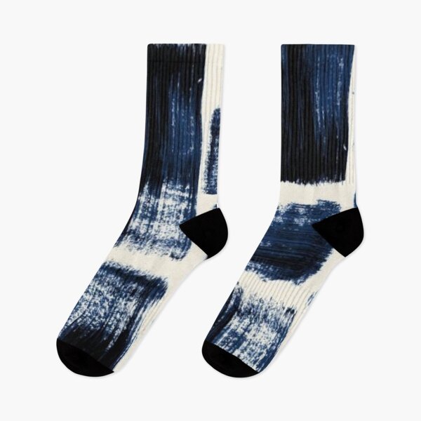 Item preview, Blue Abstract Thick Paint Brush  Lines designed and sold by ZedColors.