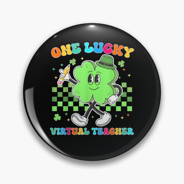 Item preview, Vintage One Lucky Virtual Teacher St Patrick Day School  designed and sold by jeannetteeemil.