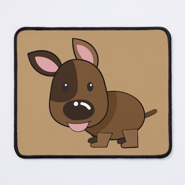 Item preview, Paw-some Charm: Endearing Brown Dog Illustration with Adorable Features designed and sold by Graciaisgrace.
