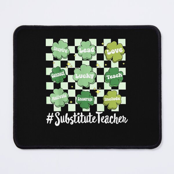 Item preview, Vintage Substitute Teacher St Patrick Day Clover  designed and sold by jeannetteeemil.