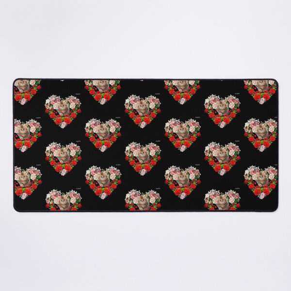 Item preview, Lovely Cat Heart Shape Flowers Red Rose_s Best Design For Couples designed and sold by HPGAMERr.
