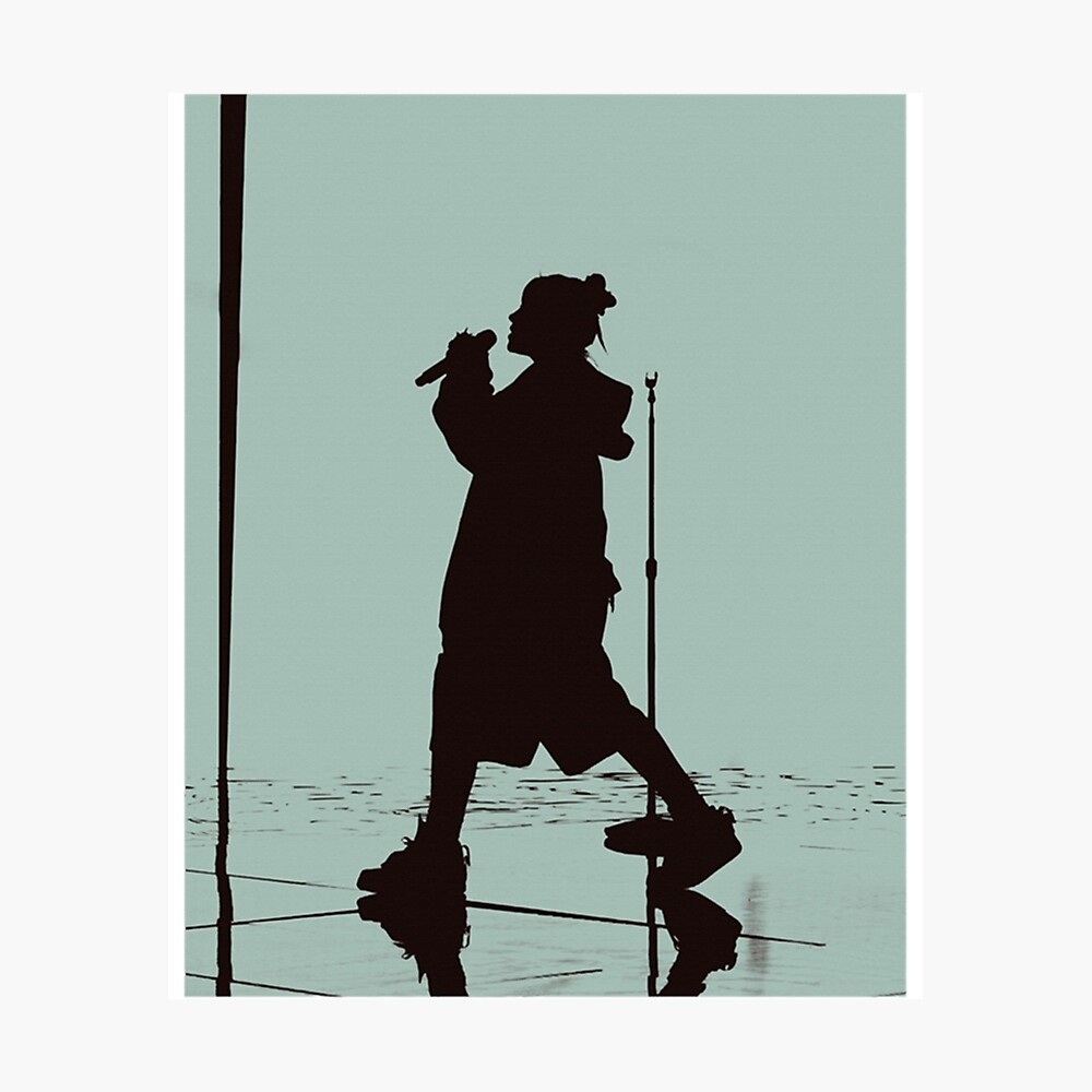 BILLIE EILISH SILHOUETTE       Sticker