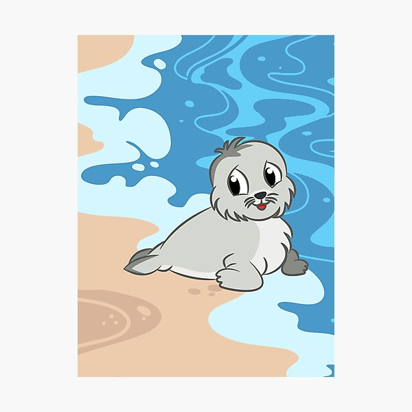 Item preview, Cute Arctic Sea Lion designed and sold by Echo Aesthetics.