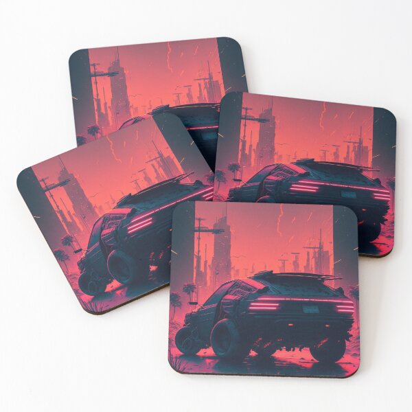 Item preview, 80s Retro-Futuristic Car designed and sold by Nightarcade.
