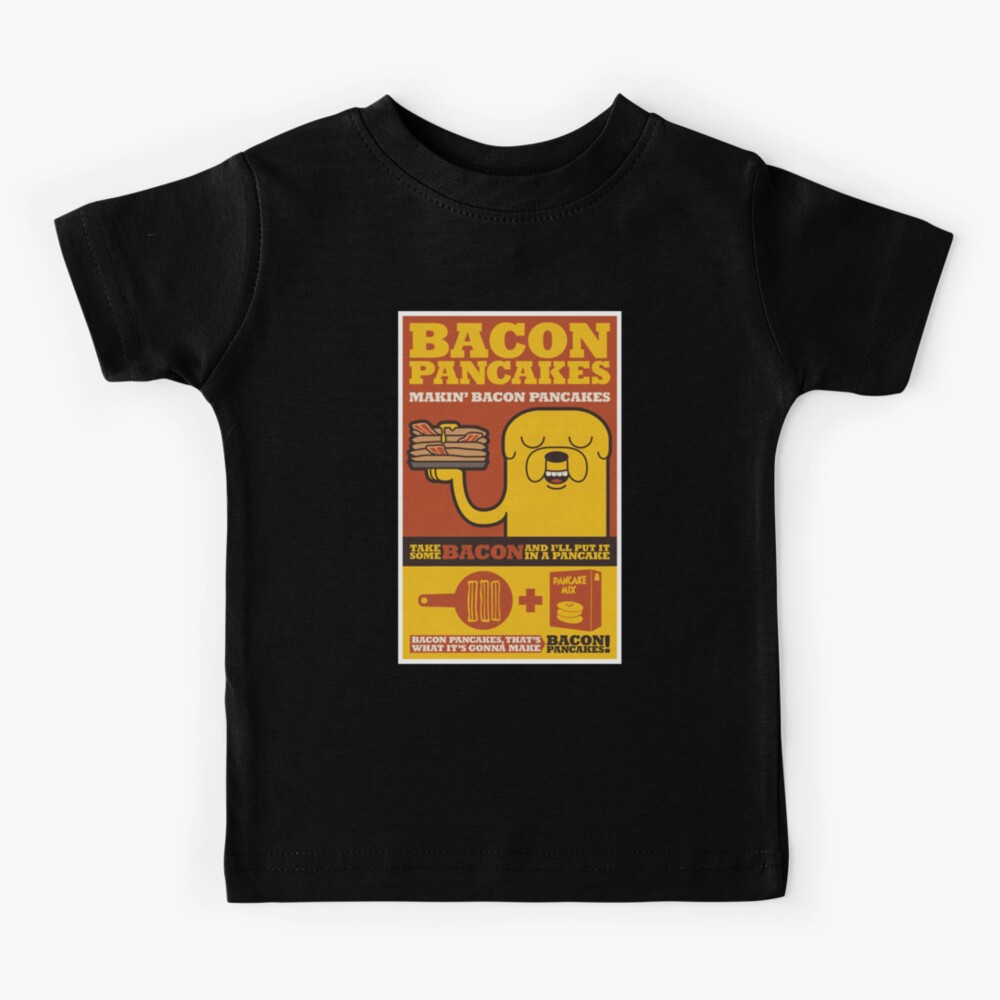 Adventure Time Bacon Pancakes Kids T-Shirt for Sale by