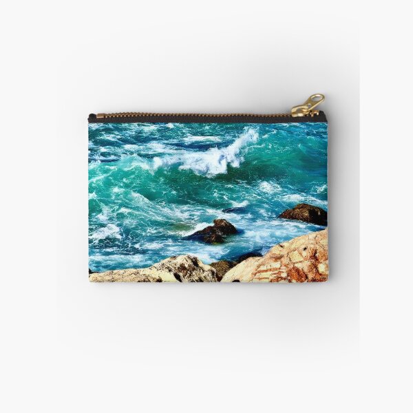 Item preview, Turquoise Waves and Rocky Cliffs designed and sold by Pamela Storch.