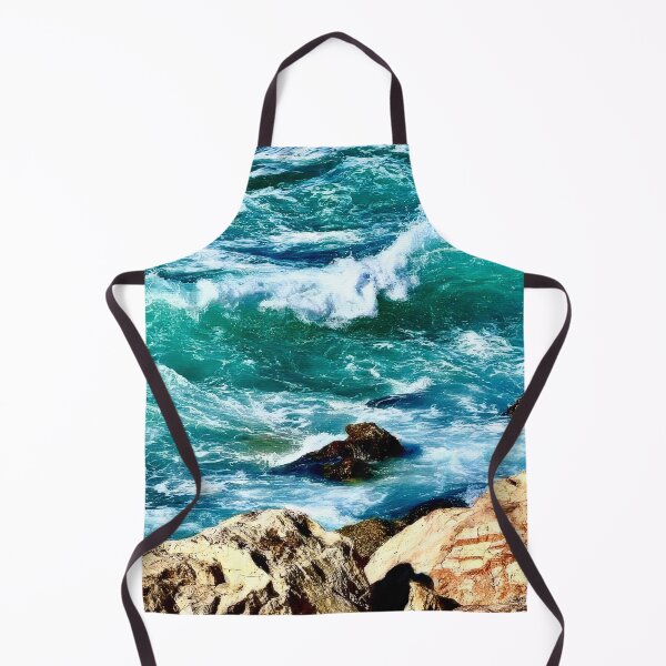 Item preview, Turquoise Waves and Rocky Cliffs designed and sold by Pamela Storch.