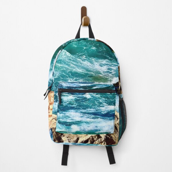 Item preview, Turquoise Waves and Rocky Cliffs designed and sold by Pamela Storch.