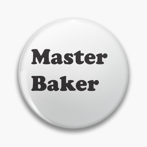 Item preview, Master Baker (black font) designed and sold by KeithOoi.