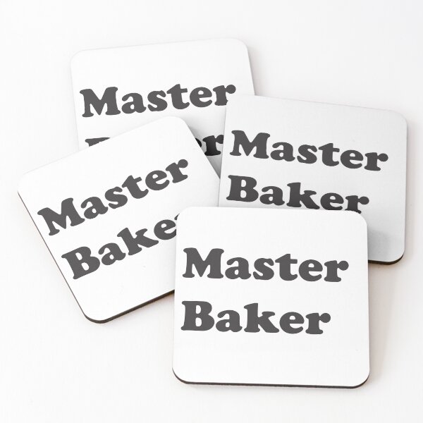 Item preview, Master Baker (black font) designed and sold by KeithOoi.