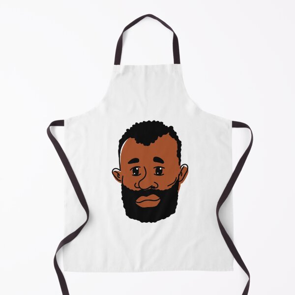 Item preview, Cartoon Portrait of Black Gay Bear Man with Beard Sticker designed and sold by ItalianCub.