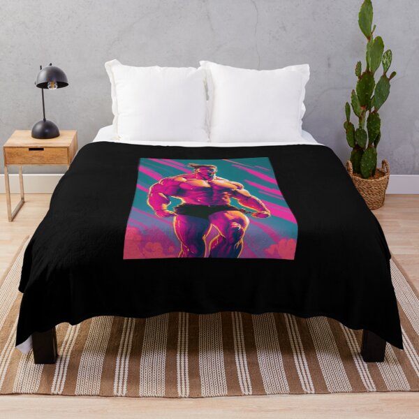 Item preview, 80s Synthwave cyberpunk Strong Man designed and sold by RESToRAPTOR.