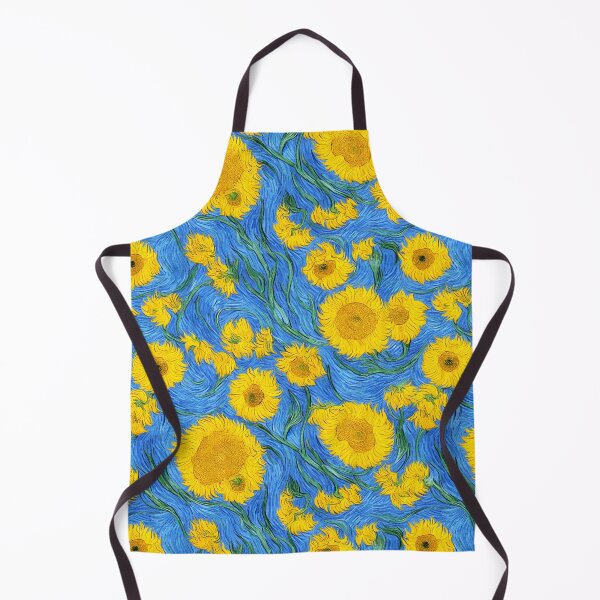 Item preview, Yellow sunflowers. Seamless pattern. Van Gogh style designed and sold by evk-art.