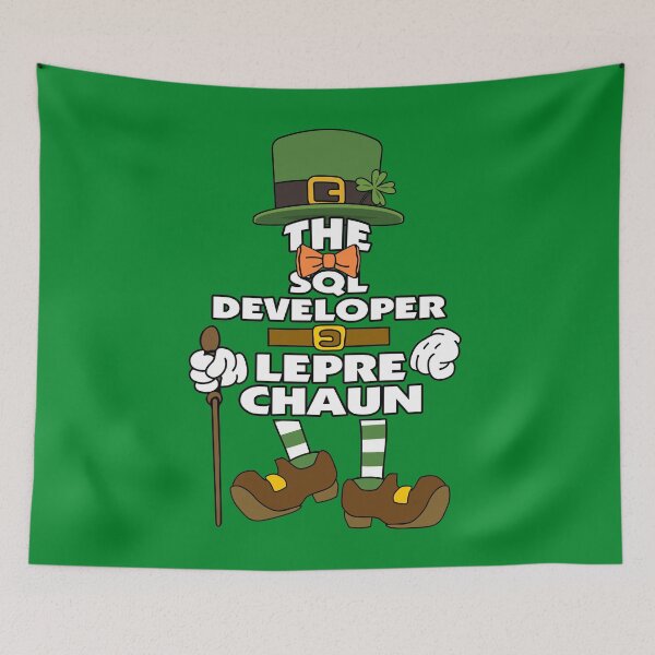 Item preview, The Sql Developer Leprechaun St Patrick's Day Celebration Matching Outfits Group Attire designed and sold by onicon.