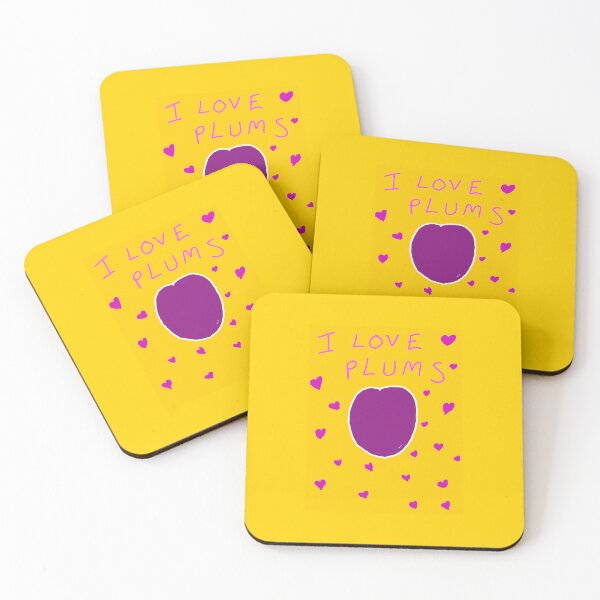 Item preview, I love plums designed and sold by ArtistRebeccaLS.