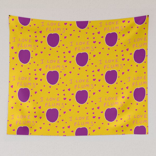 Item preview, I love plums designed and sold by ArtistRebeccaLS.