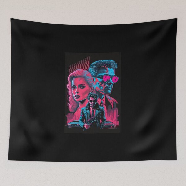 Item preview, 80s Synthwave cyberpunk Mafia designed and sold by RESToRAPTOR.
