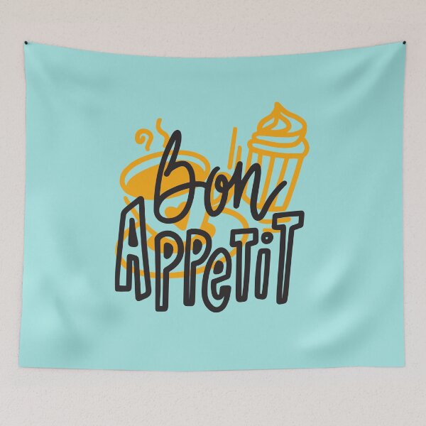 Item preview, Bon Appetite Funny Artline illustration  designed and sold by garniturex.