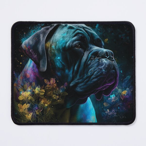 Item preview, Bullmastiff stardust portrait designed and sold by HookedOnDogz.