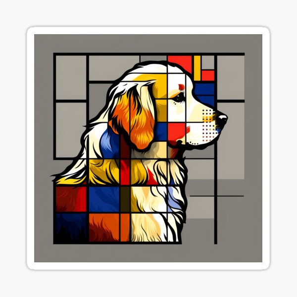 Artikel-Vorschau von hund golden retriever qualität design, designt und verkauft von CANVASBAIA.