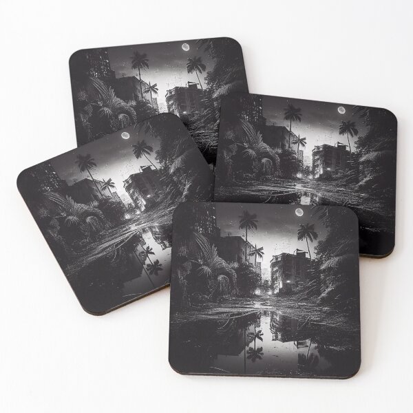Item preview, Abandoned city at night 1 designed and sold by iantony.