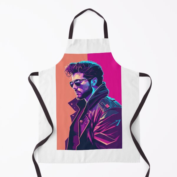 Item preview, 80s Synthwave cyberpunk Stylish man designed and sold by RESToRAPTOR.