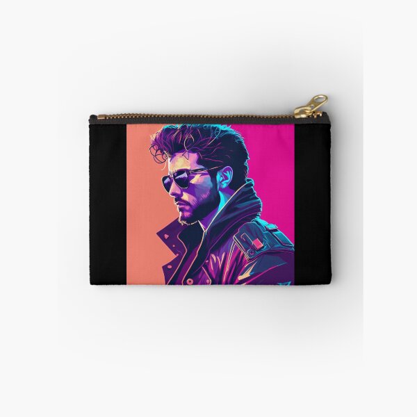 Item preview, 80s Synthwave cyberpunk Stylish man designed and sold by RESToRAPTOR.