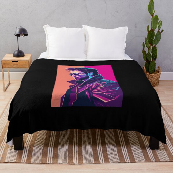 Item preview, 80s Synthwave cyberpunk Stylish man designed and sold by RESToRAPTOR.