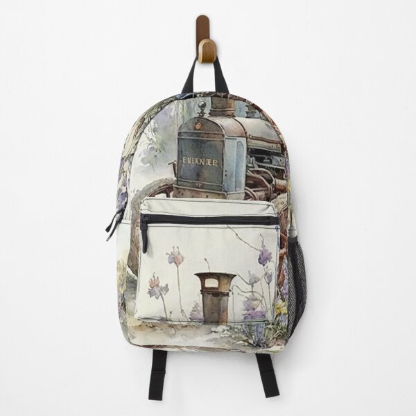 Item preview, Tractor among blooming flowers in the field. designed and sold by Vlad-Nik001.