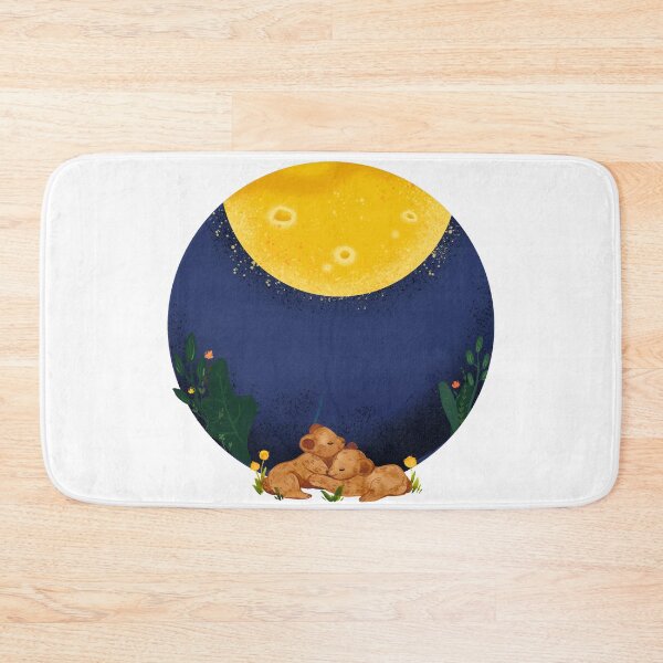 Item preview, Moongazing lion cubs designed and sold by CreativeStrand.