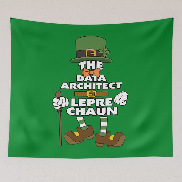 Artikelvorschau, The Data Architect Leprechaun St Patrick's Day Celebration Matching Outfits Group Attire entworfen und verkauft von onicon.