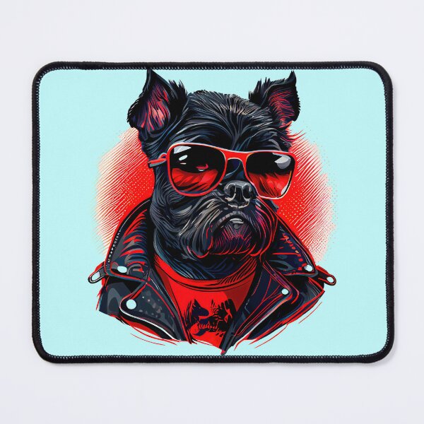 Item preview, Street black terrier designed and sold by Hoity-Toity.