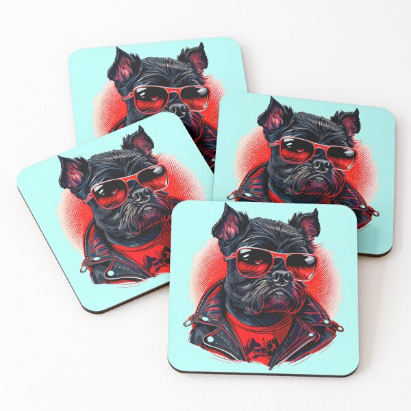 Item preview, Street black terrier designed and sold by Hoity-Toity.