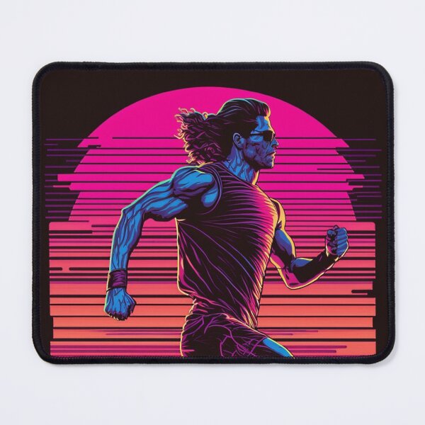 Item preview, 80s Synthwave running sport man designed and sold by RESToRAPTOR.