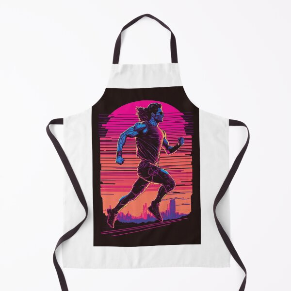 Item preview, 80s Synthwave running sport man designed and sold by RESToRAPTOR.