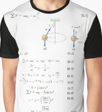 Chapter 6. Physics. Formulas. Pendulum. Rotating pendulum. Pendulum swinging. Graphic T-Shirt