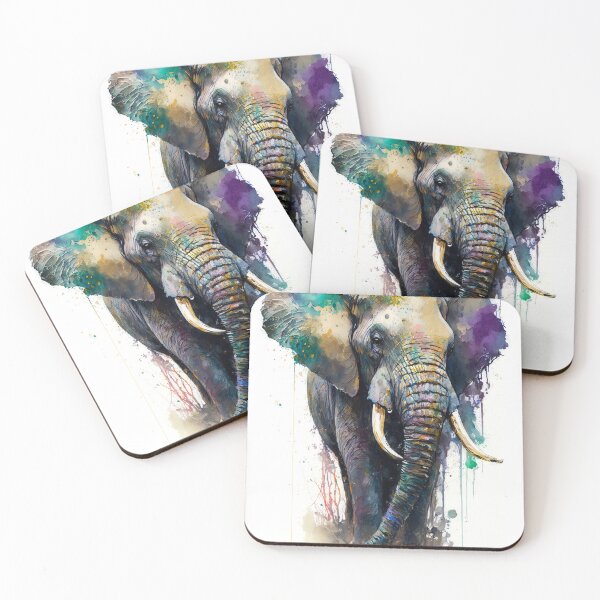 Item preview, Elephant, Watercolor designed and sold by AM FineArtPrints.