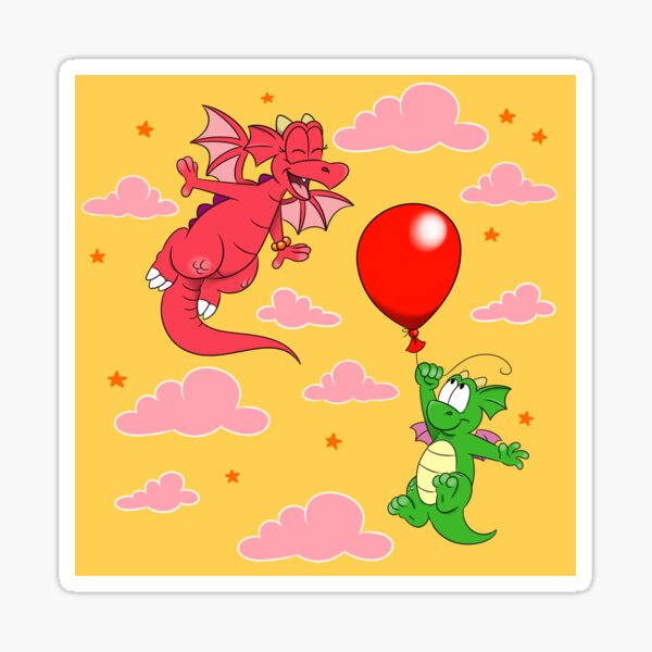 Item preview, Flying Dragons: Cinder and Sparky designed and sold by ZookieCartoons.