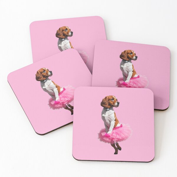 Item preview, Posing Pretty: Cocker Spaniel Pink Tutu Tee designed and sold by Pawsitive Palette.